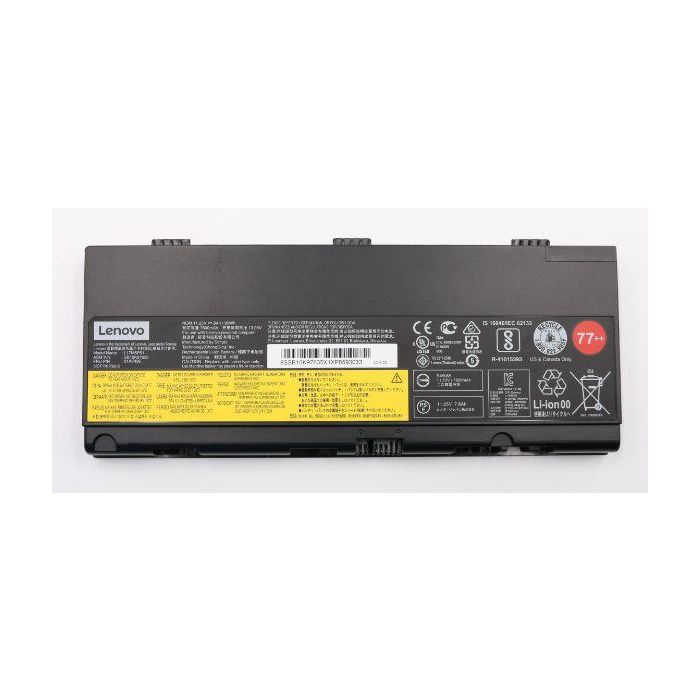 Lenovo External lithium-ion battery pack, 90Wh capacity, 6 cells, designed for Lenovo laptops with Smart Power Management. Lenovo External lithium-ion battery pack, 90Wh capacity, 6 cells, designed for Lenovo laptops with Smart Power Management.