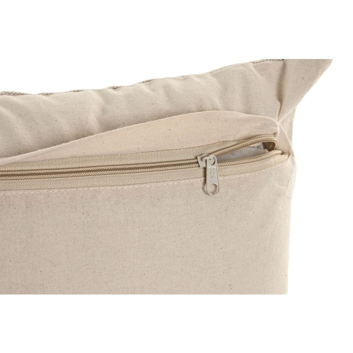 Cojin Boho DKD Home Decor Beige 45 x 45 cm (2 Unidades) 3