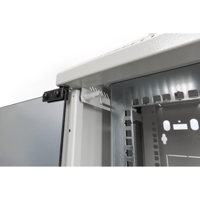 DIGITUS Carcasa Mural Combinada 254 mm (10") y 482.6 mm (19") 10U Acero IP20, Gris 4