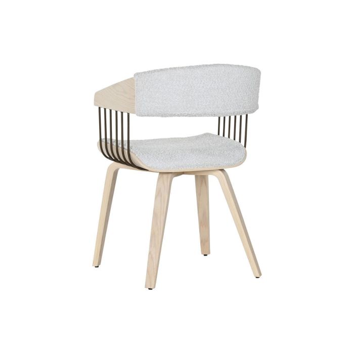 Silla Scandi DKD Home Decor Gris 55 x 76.5 x 53 cm 4 Silla Scandi DKD Home Decor Gris 55 x 76.5 x 53 cm 4