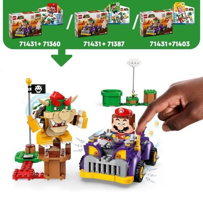 LEGO 71431 Super Mario Set de Expansión Corredor de Bowser, Kart de Juguete para Niños a Partir de 8 Años con Figura de Bowser 2