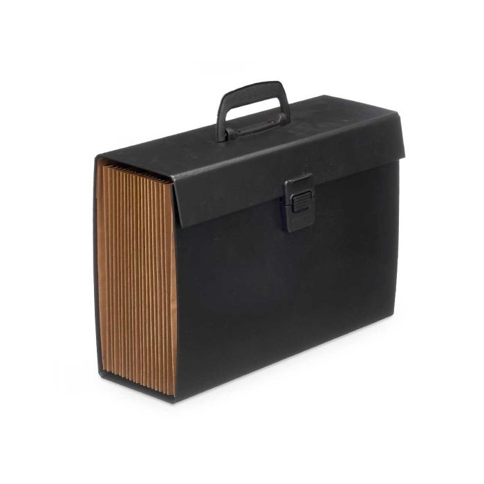 Maletin Compartimentos Negro Asa Pincello 35X26CM (6 Unidades) 1 Maletin Compartimentos Negro Asa Pincello 35X26CM (6 Unidades) 1