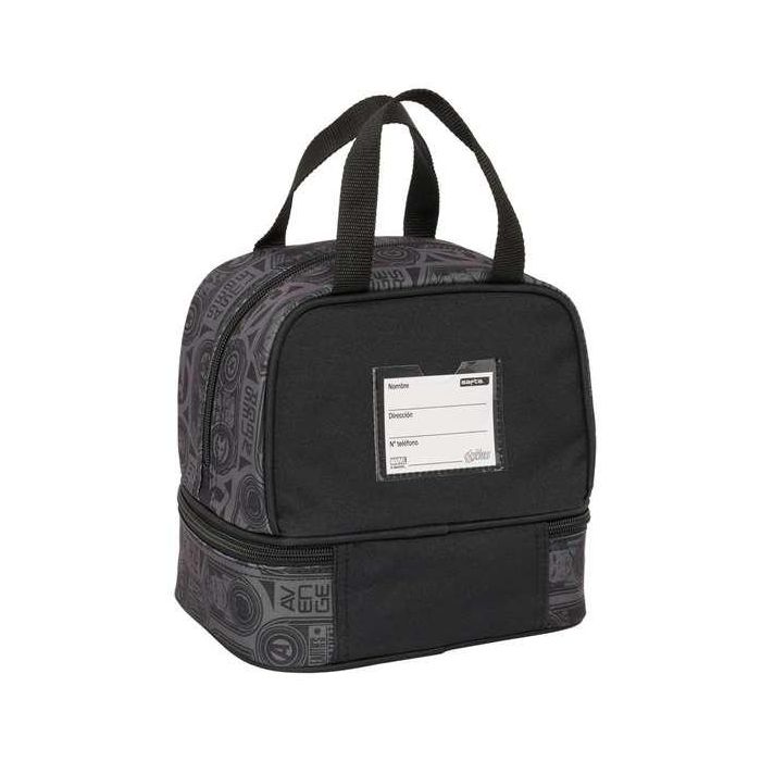 Portameriendas The Avengers Vendetta Negro 20 x 20 x 15 cm 1