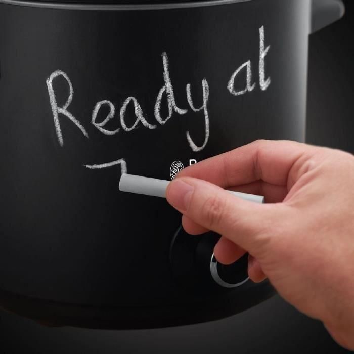 Russell Hobbs Olla de Cocción Lenta Chalkboard 3,5L - 24180-56, Ideal para Carnes, Estofados y Salsas 3 Russell Hobbs Olla de Cocción Lenta Chalkboard 3,5L - 24180-56, Ideal para Carnes, Estofados y Salsas 3