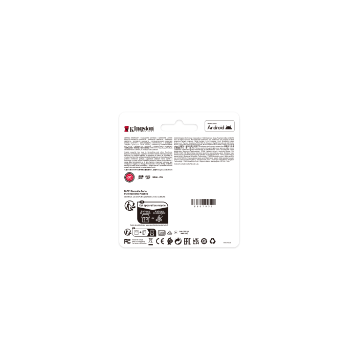 Kingston SDCS3/1TB 1TB microSDXC Canvas Select Plus A1 150MB/s U3 V30 con Adaptador SD y Resistente 5 Kingston SDCS3/1TB 1TB microSDXC Canvas Select Plus A1 150MB/s U3 V30 con Adaptador SD y Resistente 5