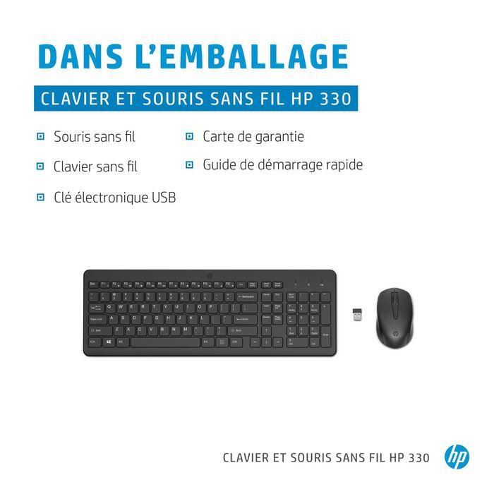 HP 330 Keyboard and Mouse Set - SWISS 8