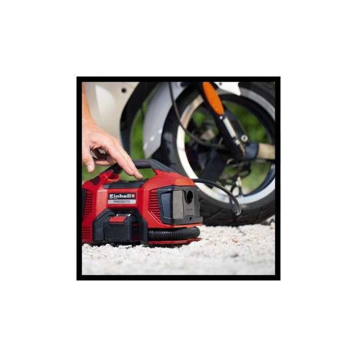 Einhell 4020460 Hybrid-Kompressor, 21 l/min, 11 bar, 90 W, 2,11 kg, Negro/Rojo 12 Einhell 4020460 Hybrid-Kompressor, 21 l/min, 11 bar, 90 W, 2,11 kg, Negro/Rojo 12