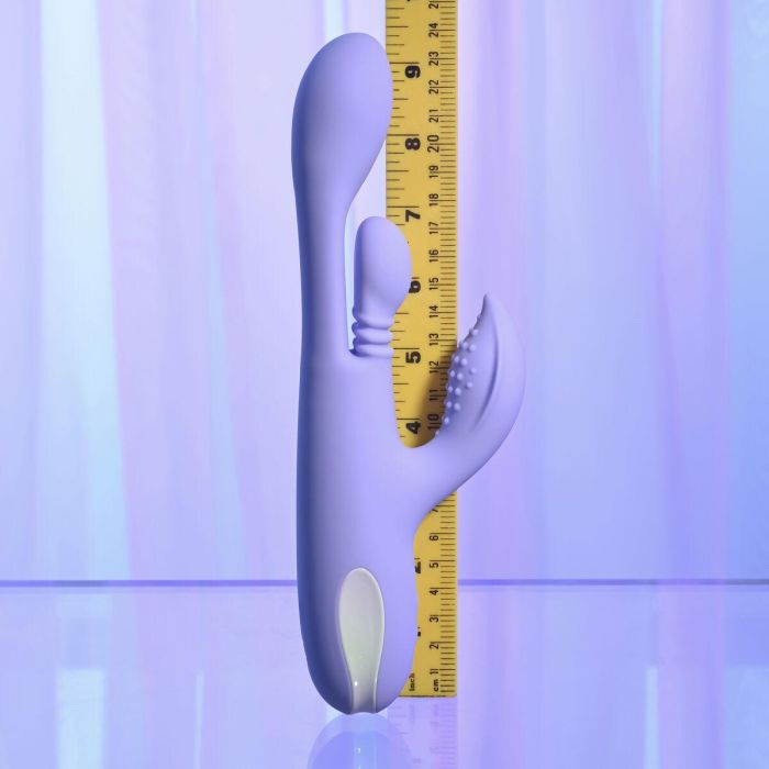 Vibrador Doble Estimulación Evolved Playboy Morado Púrpura 10 Vibrador Doble Estimulación Evolved Playboy Morado Púrpura 10