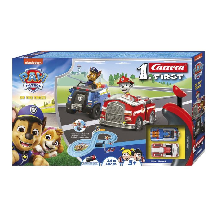 Pista carrera paw patrol on the track (chase+marshall) first race (2,4m) 2 Pista carrera paw patrol on the track (chase+marshall) first race (2,4m) 2