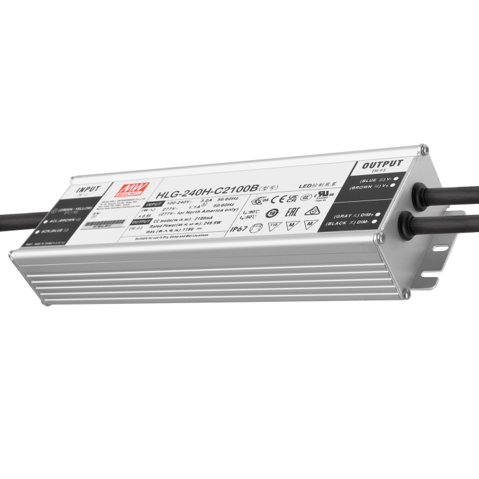 Driver LED Meanwell 240W 90-305VAC 2100A IP67 1 Driver LED Meanwell 240W 90-305VAC 2100A IP67 1