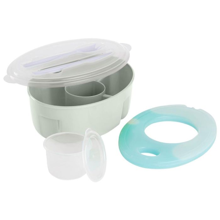 Day Fiambrera con Cubiertos y Aro Refrigerante, 1500 ml, Ideal para Llevar y Comer en Cualquier Lugar 4