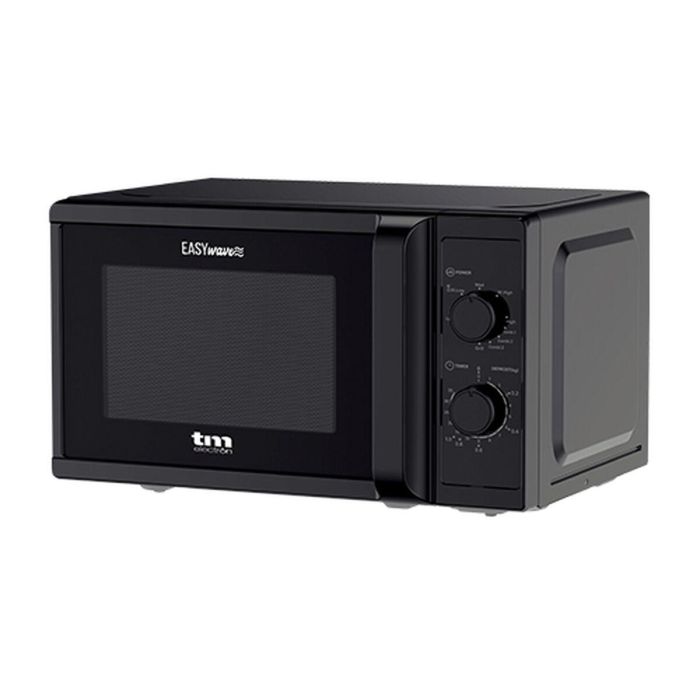 Microondas con Grill TM Electron Negro 700 W 20 L 0 Microondas con Grill TM Electron Negro 700 W 20 L 0