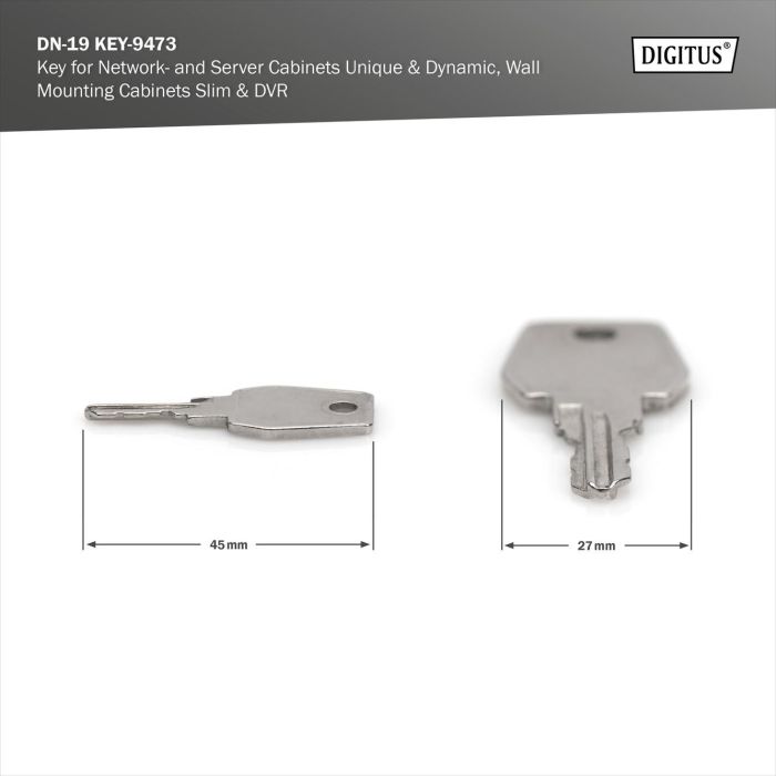 Llave para Armario Digitus by Assmann DN-19-KEY-9473 1