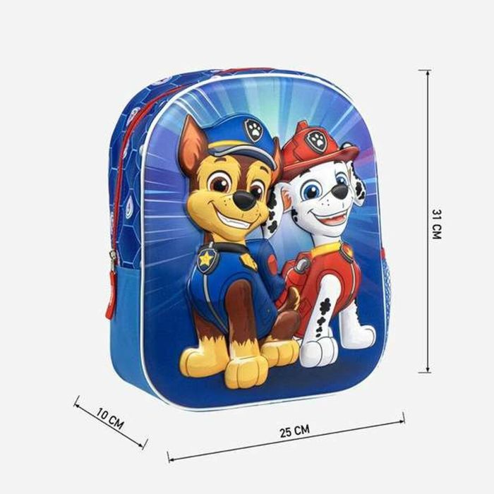 Mochila infantil 3D paw patrol 25.0 x 31.0 x 10.0 cm 1 Mochila infantil 3D paw patrol 25.0 x 31.0 x 10.0 cm 1