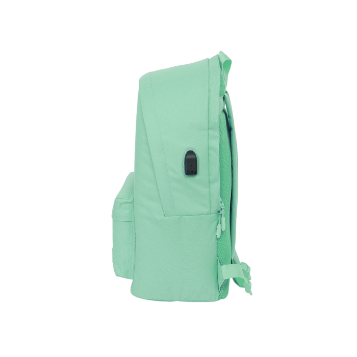 Safta Mochila Doble para Portátil 15,6"+USB Munich Turquesa 31x44x18 cm 2