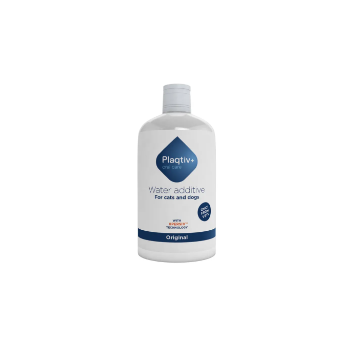 Plaqtiv+ Aditivo para Agua 500 mL - Cuidado Bucal para Perros y Gatos, Refresca el Aliento y Combate el Sarro Plaqtiv+ Aditivo para Agua 500 mL - Cuidado Bucal para Perros y Gatos, Refresca el Aliento y Combate el Sarro