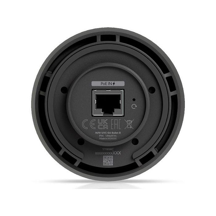 Ubiquiti UVC-G6-Bullet-B - Cámara de seguridad IP 8MP 4K, visión nocturna 30m, exterior/interior, IP66, PoE, sensor 1/1.8", para montaje en techo, pared o poste 5 Ubiquiti UVC-G6-Bullet-B - Cámara de seguridad IP 8MP 4K, visión nocturna 30m, exterior/interior, IP66, PoE, sensor 1/1.8", para montaje en techo, pared o poste 5
