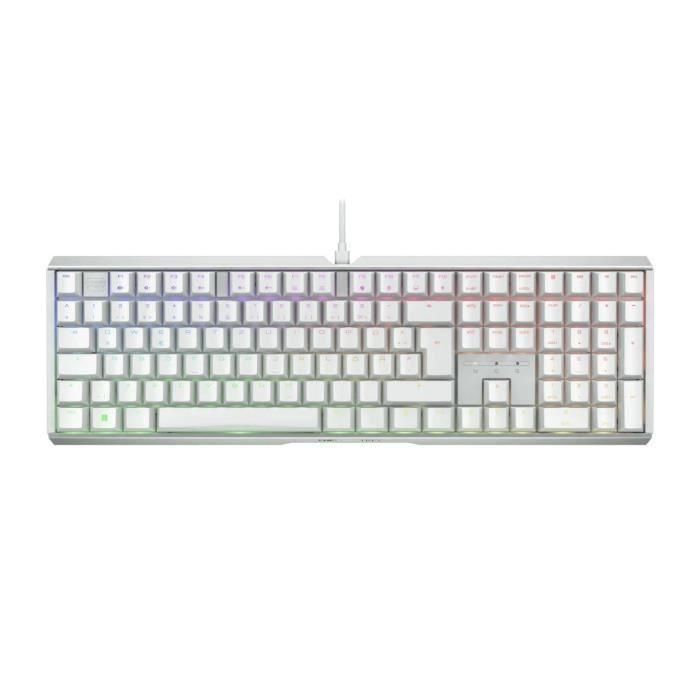 Teclado para juegos con cable - CHERRY XTRFY MX 3.1 - Elegante carcasa de aluminio - Blanco 1 Teclado para juegos con cable - CHERRY XTRFY MX 3.1 - Elegante carcasa de aluminio - Blanco 1