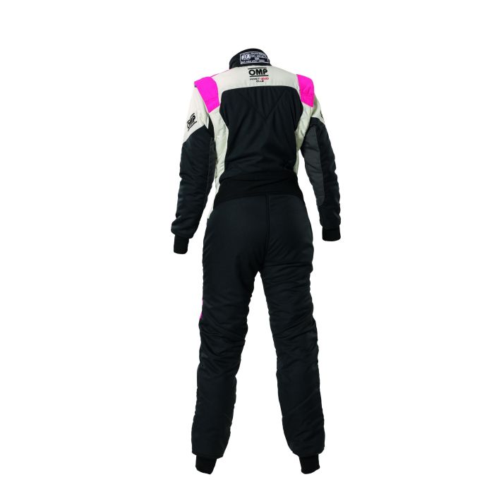 Omp OMPIA0-1874-A02-277-38 Traje De Carreras First Evo Elle My2025 FIA 8856-2018 Negro - Fucsia Talla 38 1