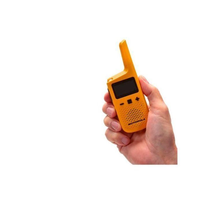 Motorola MOT5031753009847 Walkie Talkies Talkabout T72 Amarillo - Alcance 8 km PMR446 - 16 Canales 121 Códigos 4 Motorola MOT5031753009847 Walkie Talkies Talkabout T72 Amarillo - Alcance 8 km PMR446 - 16 Canales 121 Códigos 4