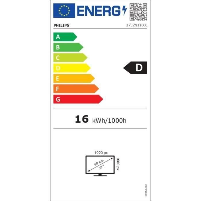 Philips 27E2N1100L Monitor de PC con Pantalla de 27 pulgadas Full HD Panel VA, 1ms y 100Hz, Tecnología Adaptive Sync 3 Philips 27E2N1100L Monitor de PC con Pantalla de 27 pulgadas Full HD Panel VA, 1ms y 100Hz, Tecnología Adaptive Sync 3