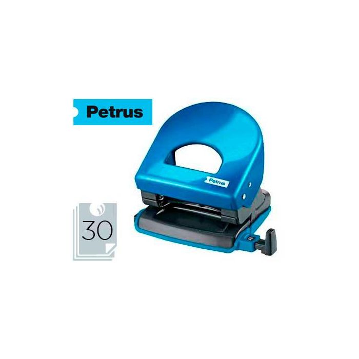 Taladrador Petrus 62 Wow Azul Metalizado Capacidad 30 Hojas