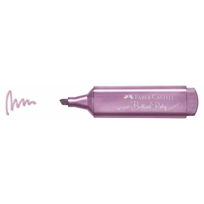 Subrayador Faber-Castell TEXTLINER 46 Rosa Rubí (10 Unidades) 4 Subrayador Faber-Castell TEXTLINER 46 Rosa Rubí (10 Unidades) 4