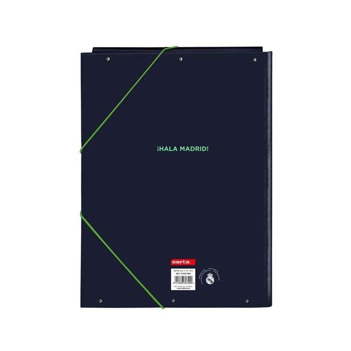 Carpeta folio 3 solapas real madrid 2ª equipacion 25/26 26x33,5x2,5cm 1