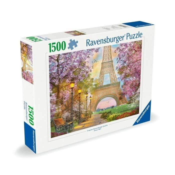 Ravensburger 12000694 Puzzle de alta calidad de 1500 piezas Amor en París, para Adultos y +14 años, 80x60cm 1