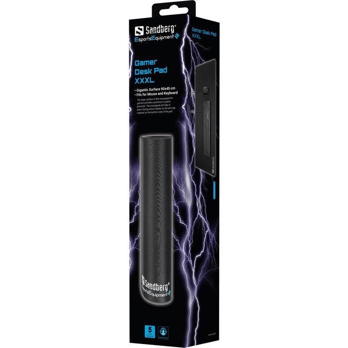 Sandberg Alfombrilla de Ratón para Gaming XXXL, Gran Superficie para Precisión Superior y Material Antideslizante 7 Sandberg Alfombrilla de Ratón para Gaming XXXL, Gran Superficie para Precisión Superior y Material Antideslizante 7