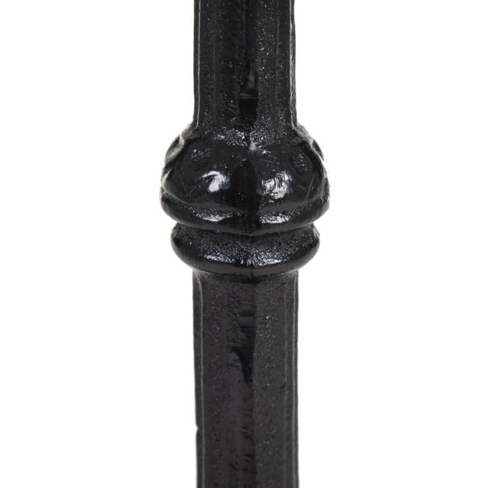 Mesa Auxiliar Blanco-Negro Metal-Mármol 60 X 60 X 71 cm