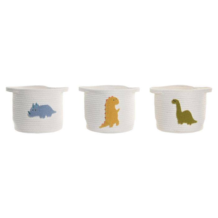 Cesta Kids DKD Home Decor Verde Azul 22 x 20 x 22 cm (6 Unidades) 0 Cesta Kids DKD Home Decor Verde Azul 22 x 20 x 22 cm (6 Unidades) 0