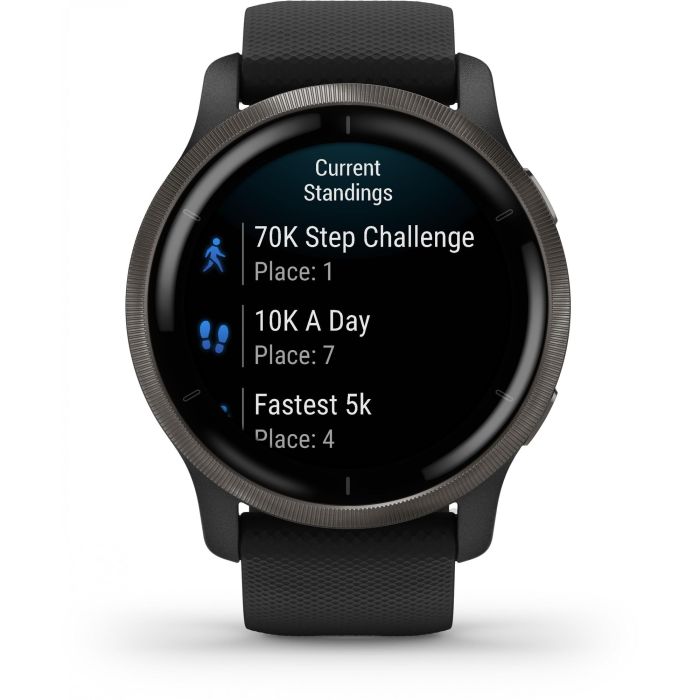 Garmin Venu 2 Smartwatch GPS 45mm, Reloj Inteligente Fitness con Música, Pagos y Monitor de Salud, Color Negro 8 Garmin Venu 2 Smartwatch GPS 45mm, Reloj Inteligente Fitness con Música, Pagos y Monitor de Salud, Color Negro 8