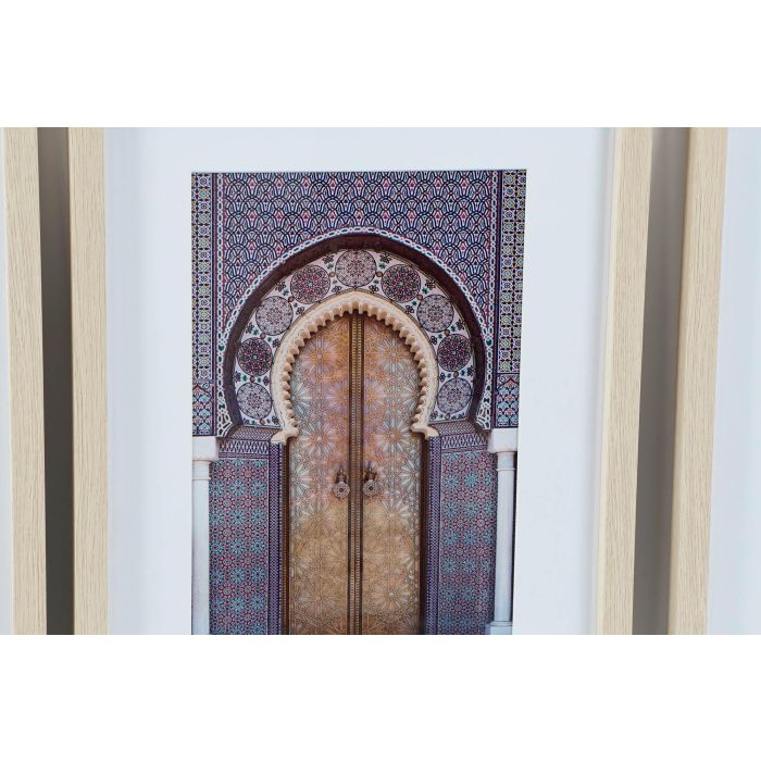 DKD Home Decor Cuadro Árabe Decorativo Multicolor de Poliestireno 45 x 35 cm Set de 4 Unidades con Diseños Aleatorios 2