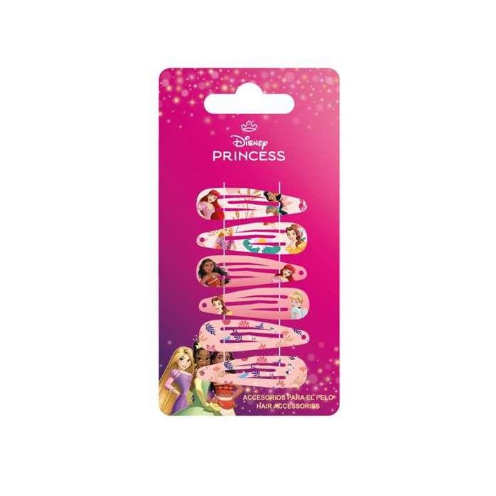 Accesorios pelo clips 6 piezas princess 6.5 x 12.5 x 0.1 cm