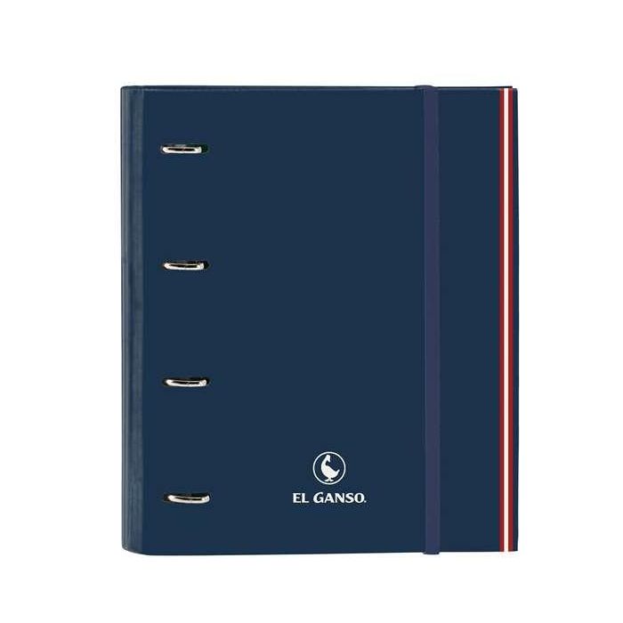Carpeta de anillas El Ganso Classic Azul marino 27 x 32 x 3.5 cm