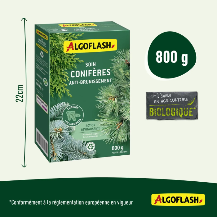 Algoflash Naturasol Tratamiento Coníferas Anti-Bruñido 800G 4
