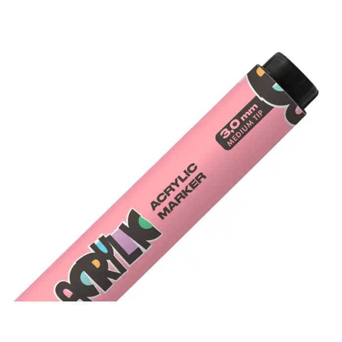 Liderpapel Rotulador Acrílico Base Agua Punta Redonda 3 mm Todo Tipo de Superficie Color Rosa Sakura 3 Liderpapel Rotulador Acrílico Base Agua Punta Redonda 3 mm Todo Tipo de Superficie Color Rosa Sakura 3