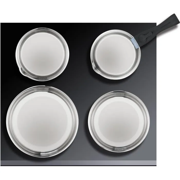 Arthur Martin AM2238 Batería de Cocina de Inducción de Acero Inoxidable - 10 Piezas - Mango Extraíble - Apta para Todas las Placas de Cocina, Incluida Inducción 2