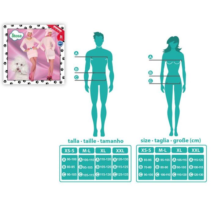Disfraz Perro Rosa Mujer Adulto XL 1 Disfraz Perro Rosa Mujer Adulto XL 1