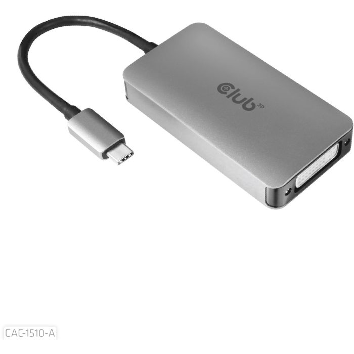 Club3D Adapter USB 3.2 Typ C > DVI-D HDCP Off activo St/Bu 7 Club3D Adapter USB 3.2 Typ C > DVI-D HDCP Off activo St/Bu 7