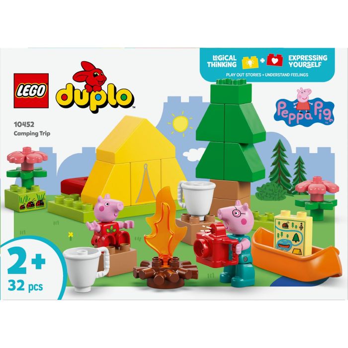 LEGO DUPLO 10452 Excursión Campestre de Peppa Pig y Papá Pig Set de Construcción para Preescolares con Tienda y Canoa 10 LEGO DUPLO 10452 Excursión Campestre de Peppa Pig y Papá Pig Set de Construcción para Preescolares con Tienda y Canoa 10