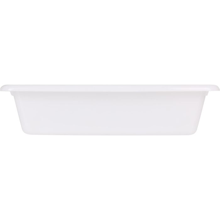 Cubeta Blanca 50x34x8 cm / 8.6L Bob - Dem (12 Unidades) 2 Cubeta Blanca 50x34x8 cm / 8.6L Bob - Dem (12 Unidades) 2