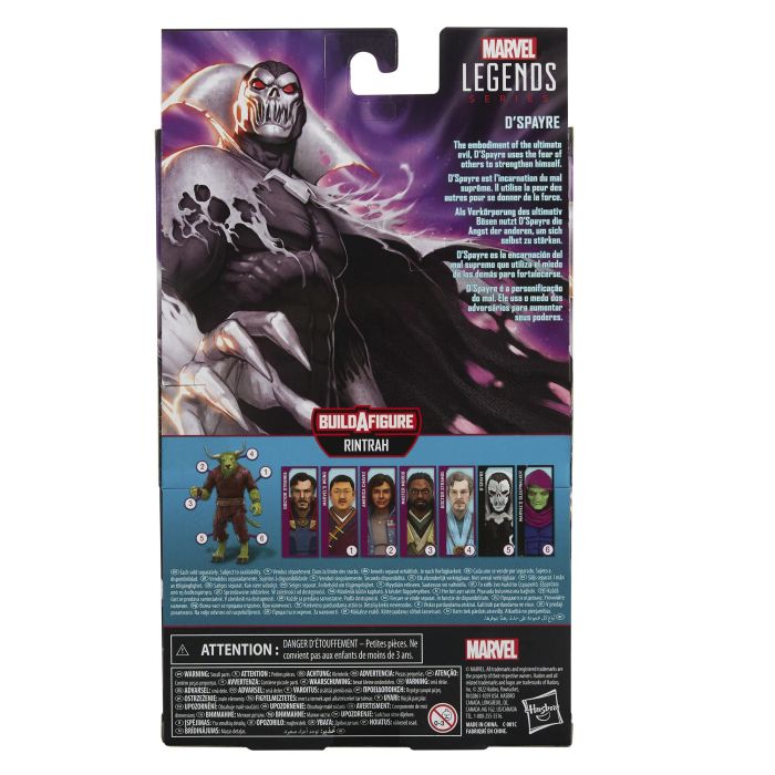 Figura Legends Doctor Strange 2 D'Spayre F0374 Hasbro 6 Figura Legends Doctor Strange 2 D'Spayre F0374 Hasbro 6