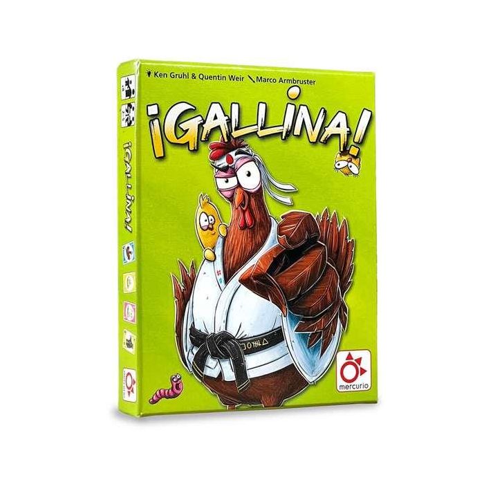 Juego gallina. tienta a la suerte y descubre quién es el más gallina de la mesa