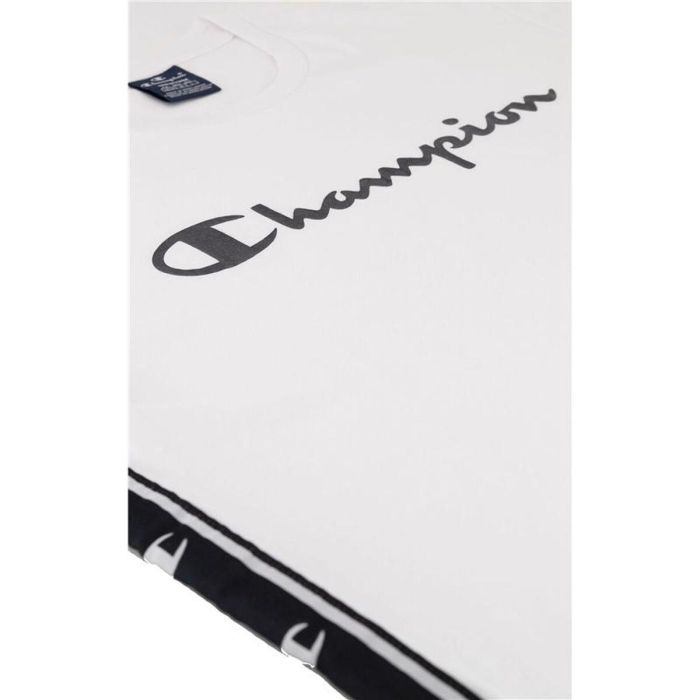 Camiseta de Manga Corta Hombre Champion 218477-WW001 Blanco