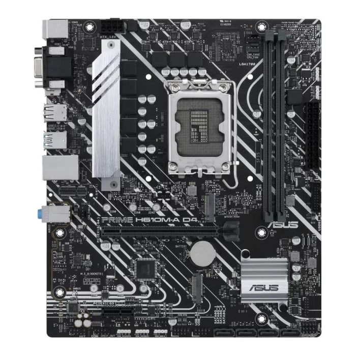 Asus 90MB19P0-M0EAYC Placa Base Prime H610M-A D4-CSM Socket 1700 Micro ATX Intel 12ª Gen DDR4 3200MHz Corporate Stable Model 23