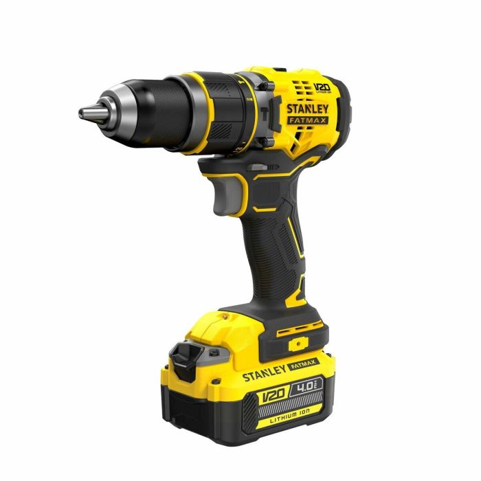 Stanley FATMAX SFMCD721M2K-QW Taladro Percutor V20 Brushless 18V con 2 Baterías 4.0Ah, Cargador y Maletín 8 Stanley FATMAX SFMCD721M2K-QW Taladro Percutor V20 Brushless 18V con 2 Baterías 4.0Ah, Cargador y Maletín 8