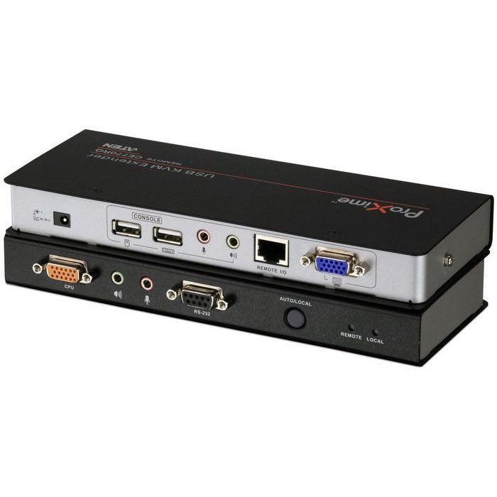Aten USB VGA KVM Extender with Audio, RS-232 and Deskew (300m) Aten USB VGA KVM Extender with Audio, RS-232 and Deskew (300m)