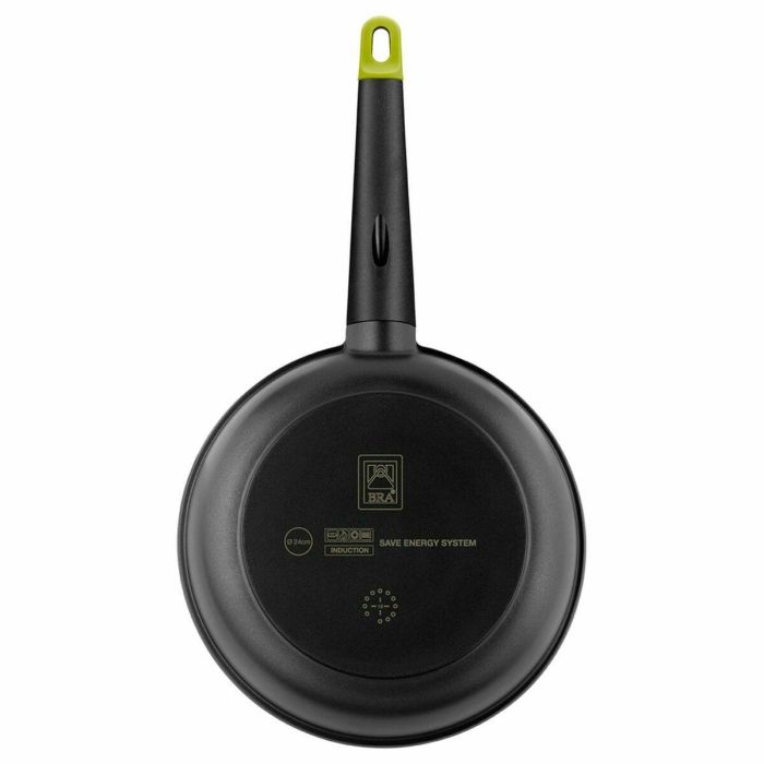 Sartén BRA FOODIE 26CM Negro Aluminio 26 cm Ø 26 cm 2 Sartén BRA FOODIE 26CM Negro Aluminio 26 cm Ø 26 cm 2
